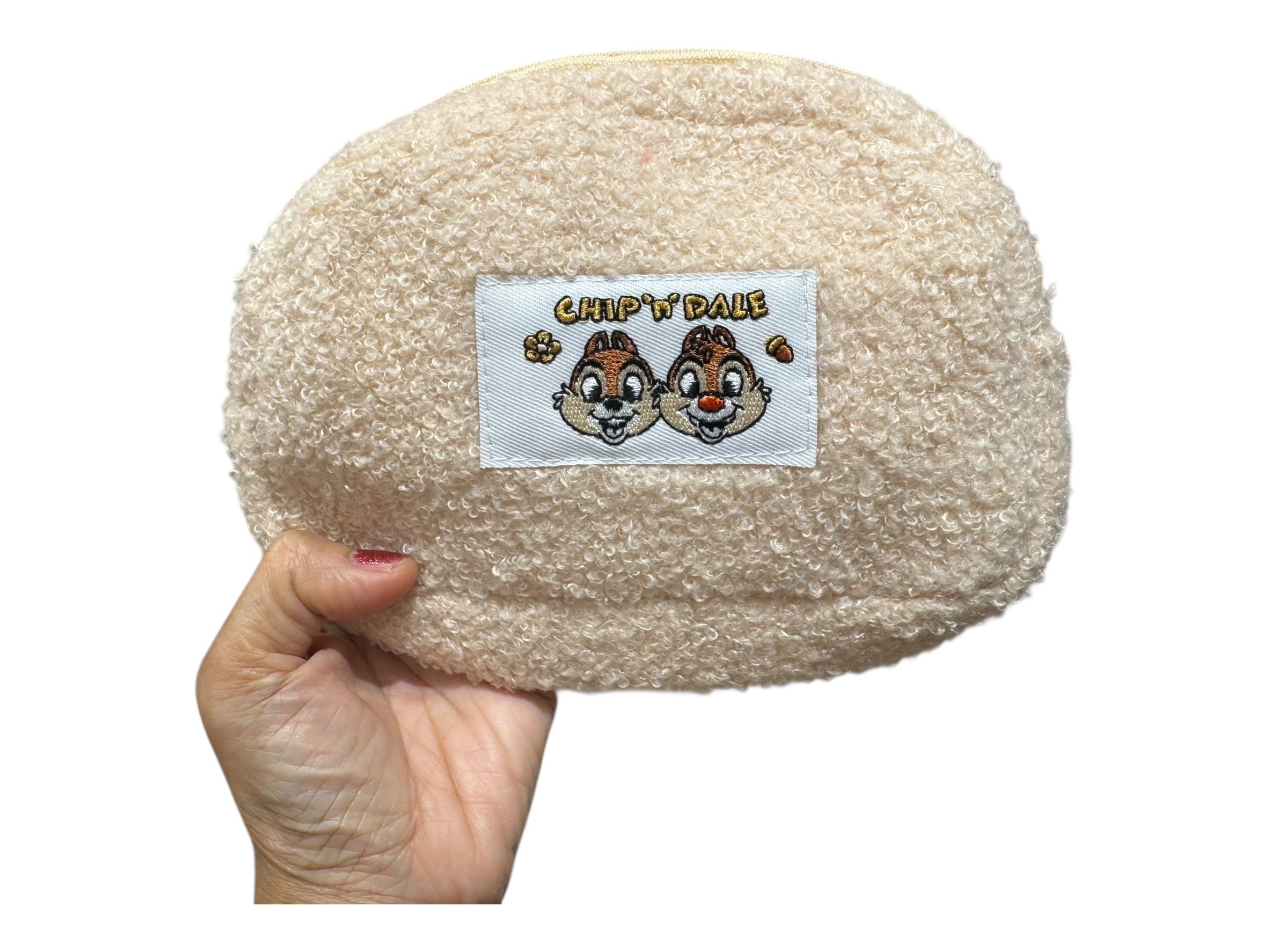 Moshi Moshi กระเป๋าเครื่องสำอาง ลาย Chip 'n Dale ลิขสิทธิ์แท้จาก Disney