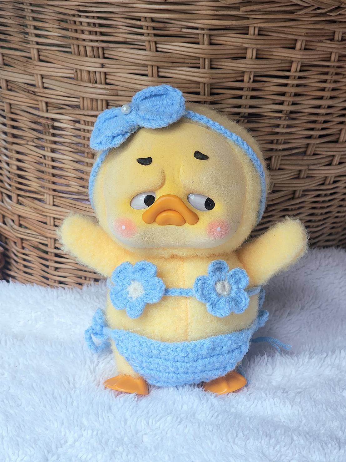 ชุดUpsetduck : Set Bikini+คาดผมไหมพรม(สีฟ้า)