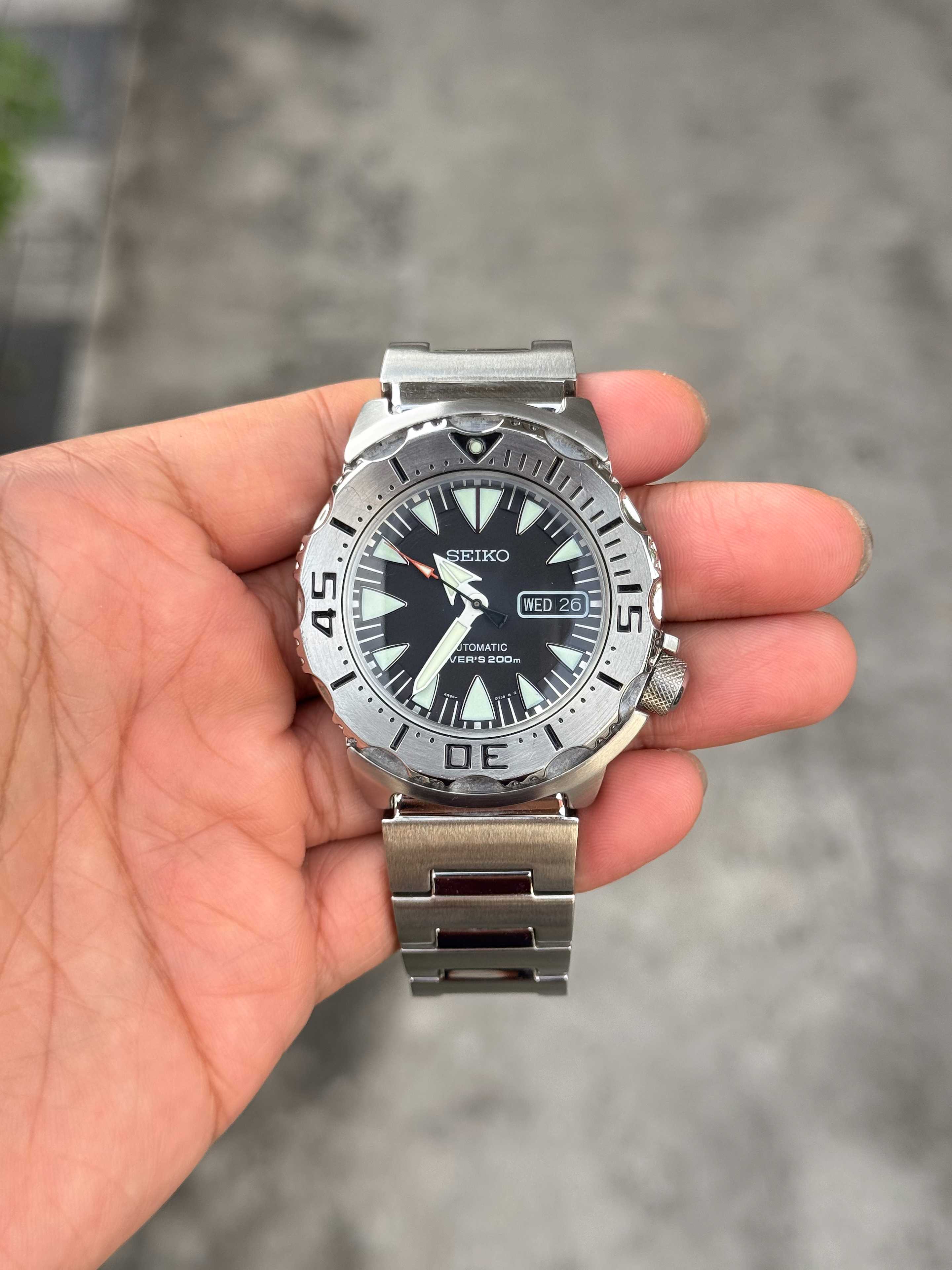 Seiko Monster The Fang Automatic Day-Date King Size
