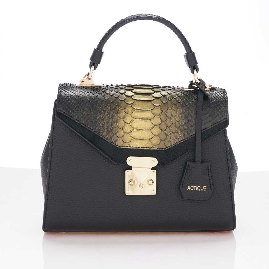 Xotique  Milin Bag Black Gold