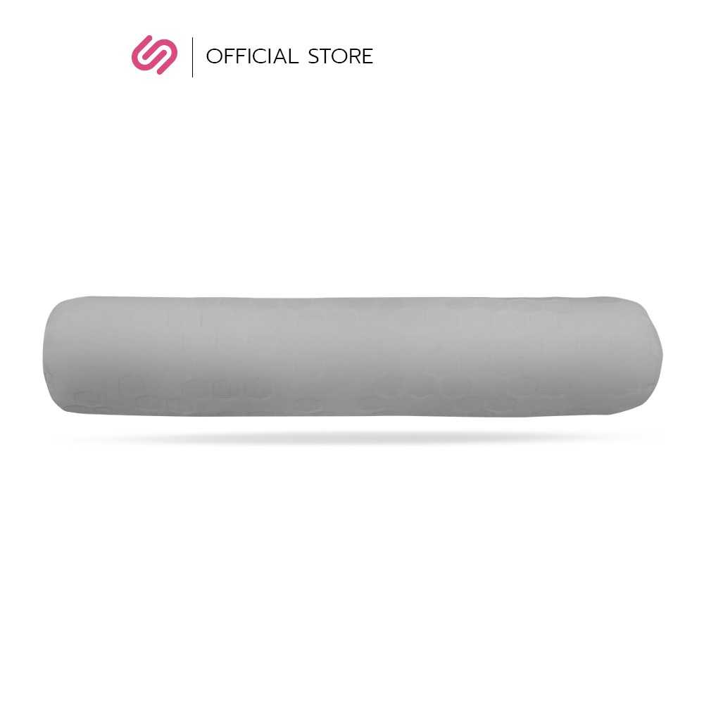 SiamLatex Micro Bolster Charcoal หมอนข้างยางพารา ยางปั่นอัดแน่นพิเศษ สูตรชาร์โคล