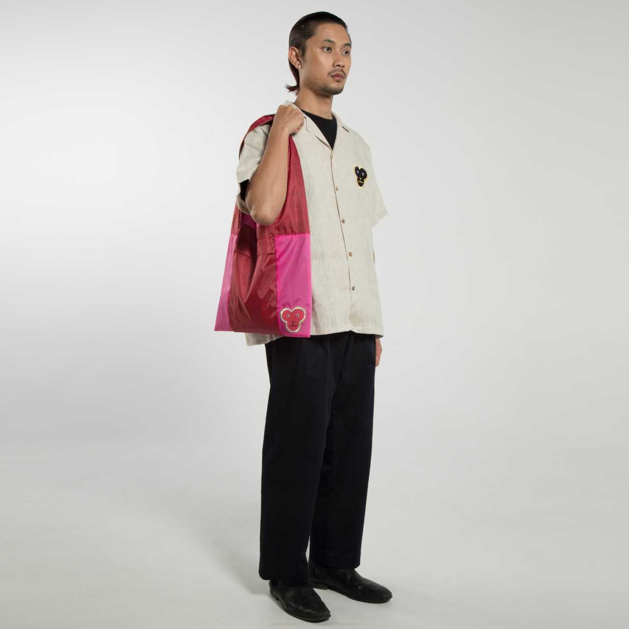 Red Tote : Gibbon (Pink)