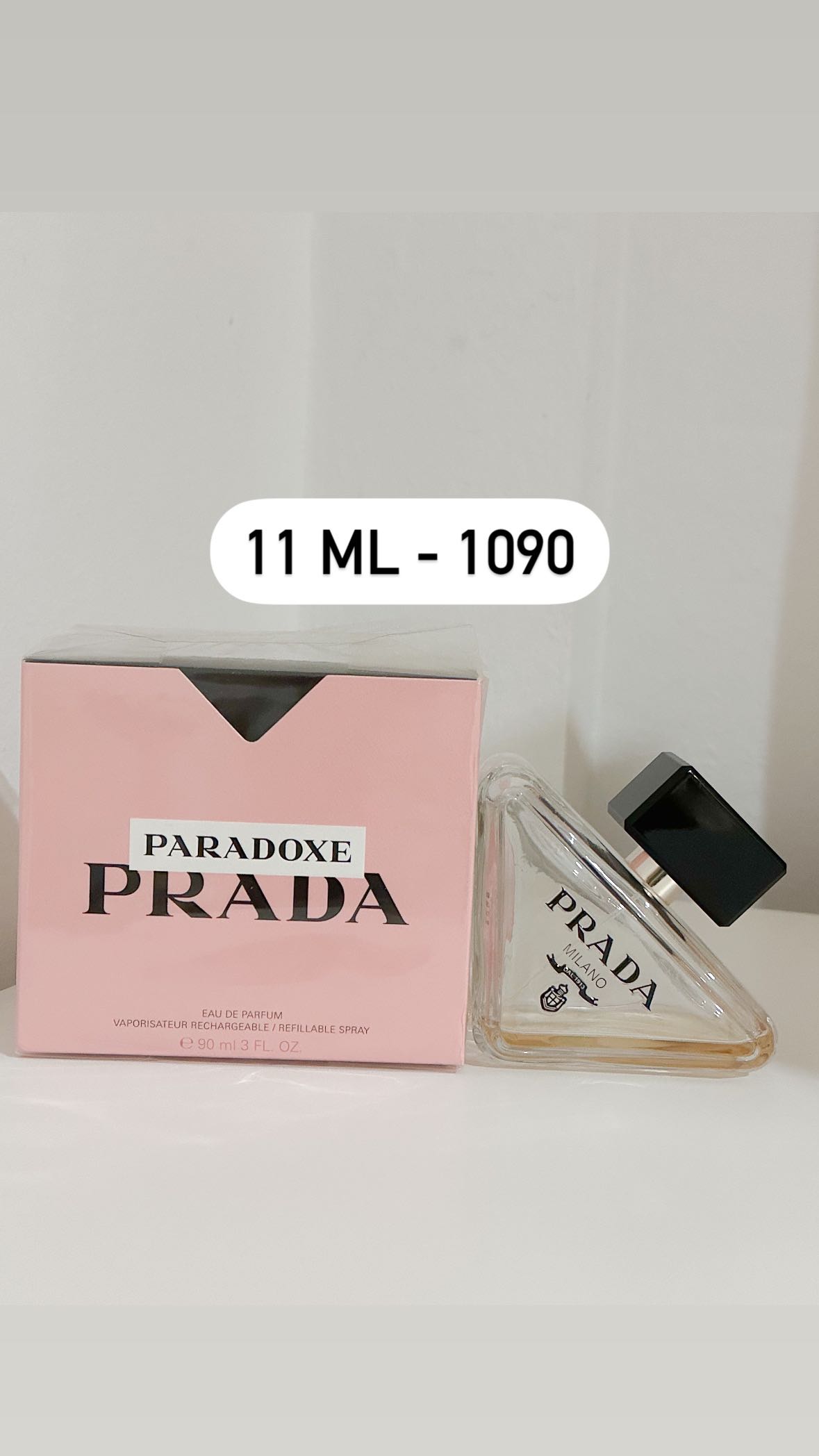 (1) น้ำหอมติดขวด Prada Parardoxe เหลือ 11 ml