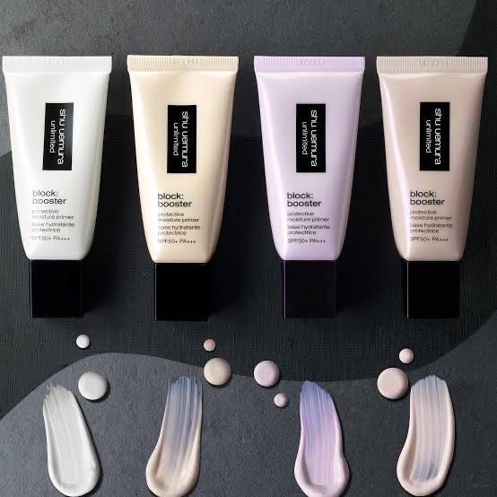 SHU UEMURA Umlimited Block Booster | Primer with SPF50+ PA+++ 30 ml ( มีสีมาให้เลือกคะ )