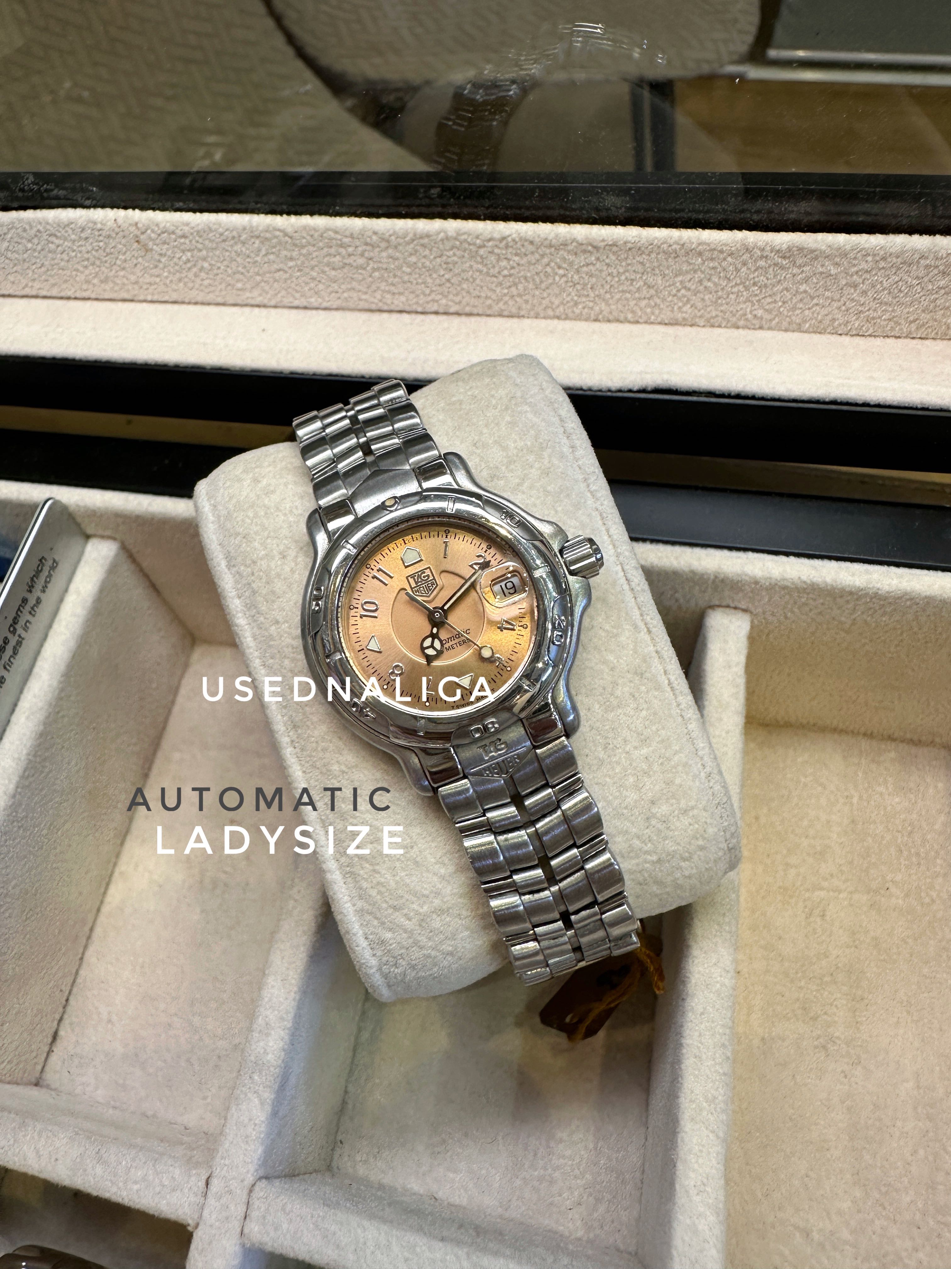Tag Heuer  🍾🥂S6000 Chanpagne Dial Ladysize(28mm)ไม่รวมมะยม