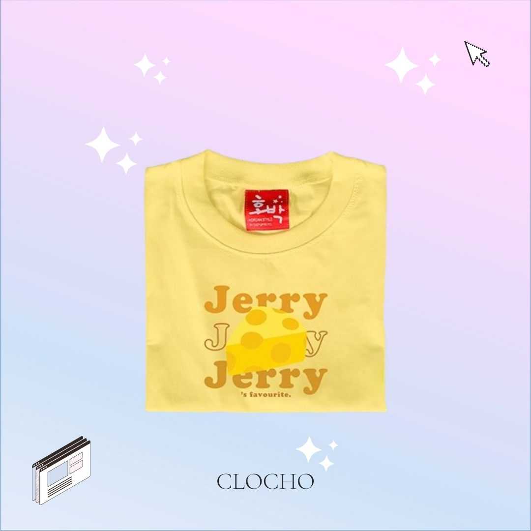 เสื้อยืด ลาย Jerry รุ่น 𝗖𝗹𝗮𝘀𝘀𝗶𝗰