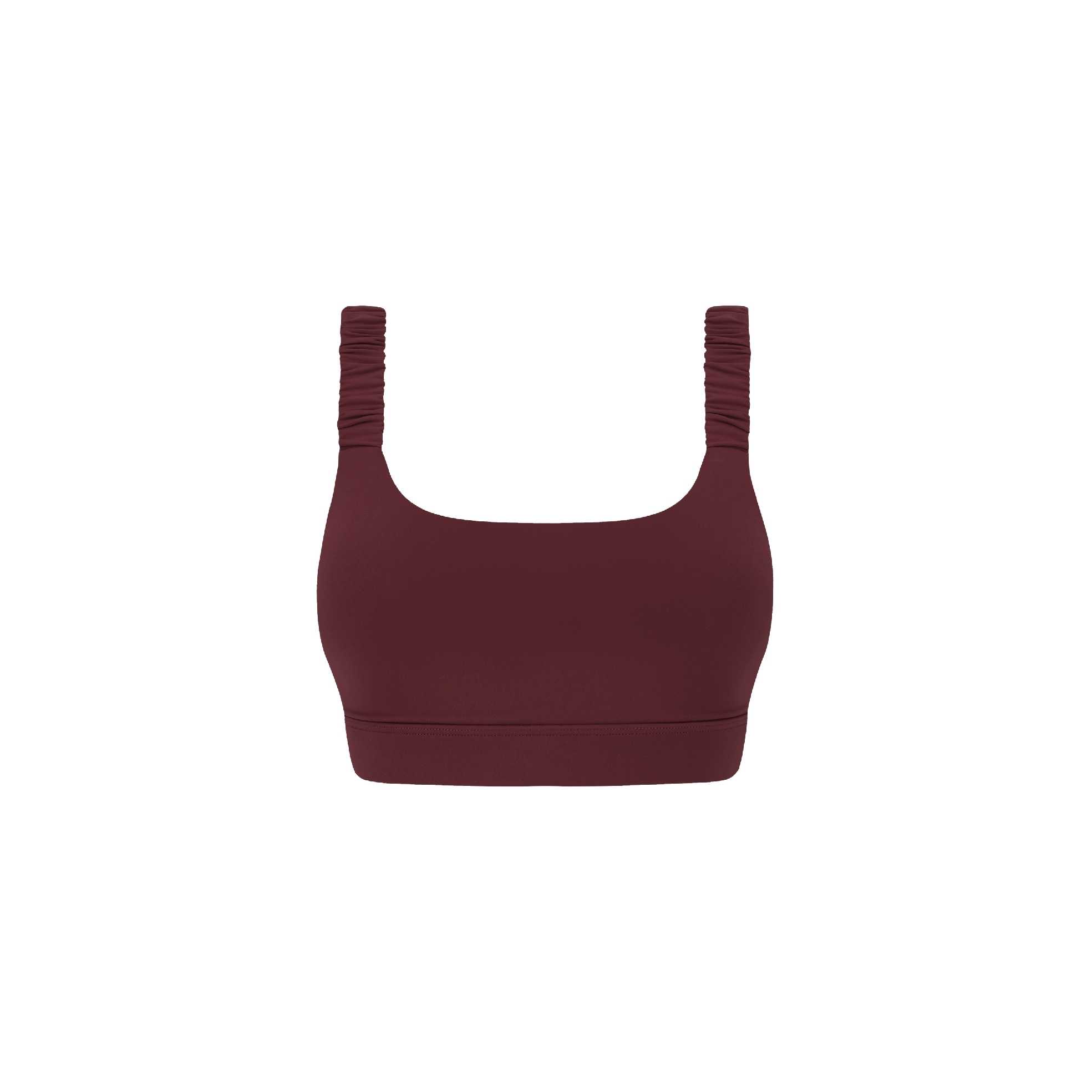 Reginette Sports Bra (Wine) - The Flos Club