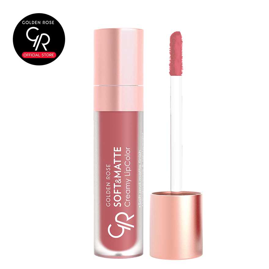 Golden Rose โกลเด้น โรส  ซอฟท์แอนด์แมท  Soft&Matte Lipcolor 5.5ml เบอร์ 111