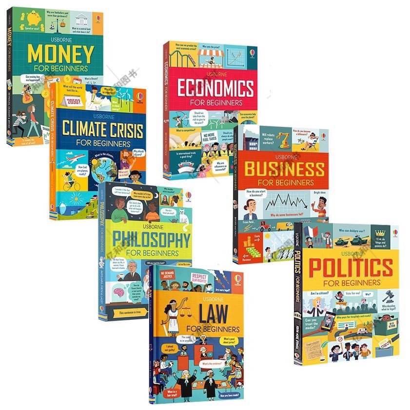 ￼เซตหนังสือแนะนำสำหรับเด็ก Usborne for beginners 7 เล่ม 7 เรื่อง