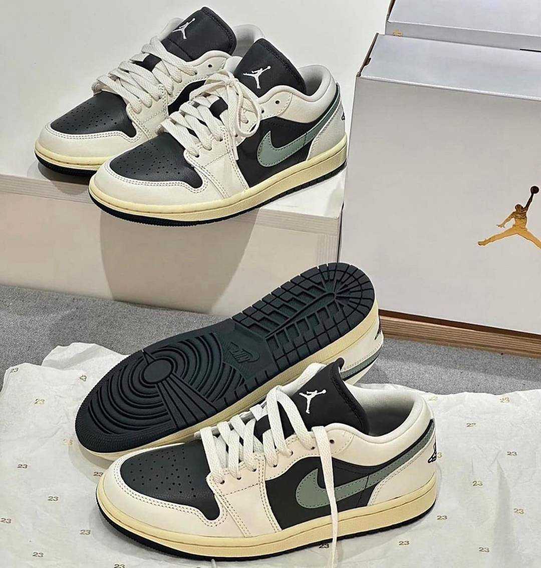 Nike Air Jordan 1 Low Jade Smoke