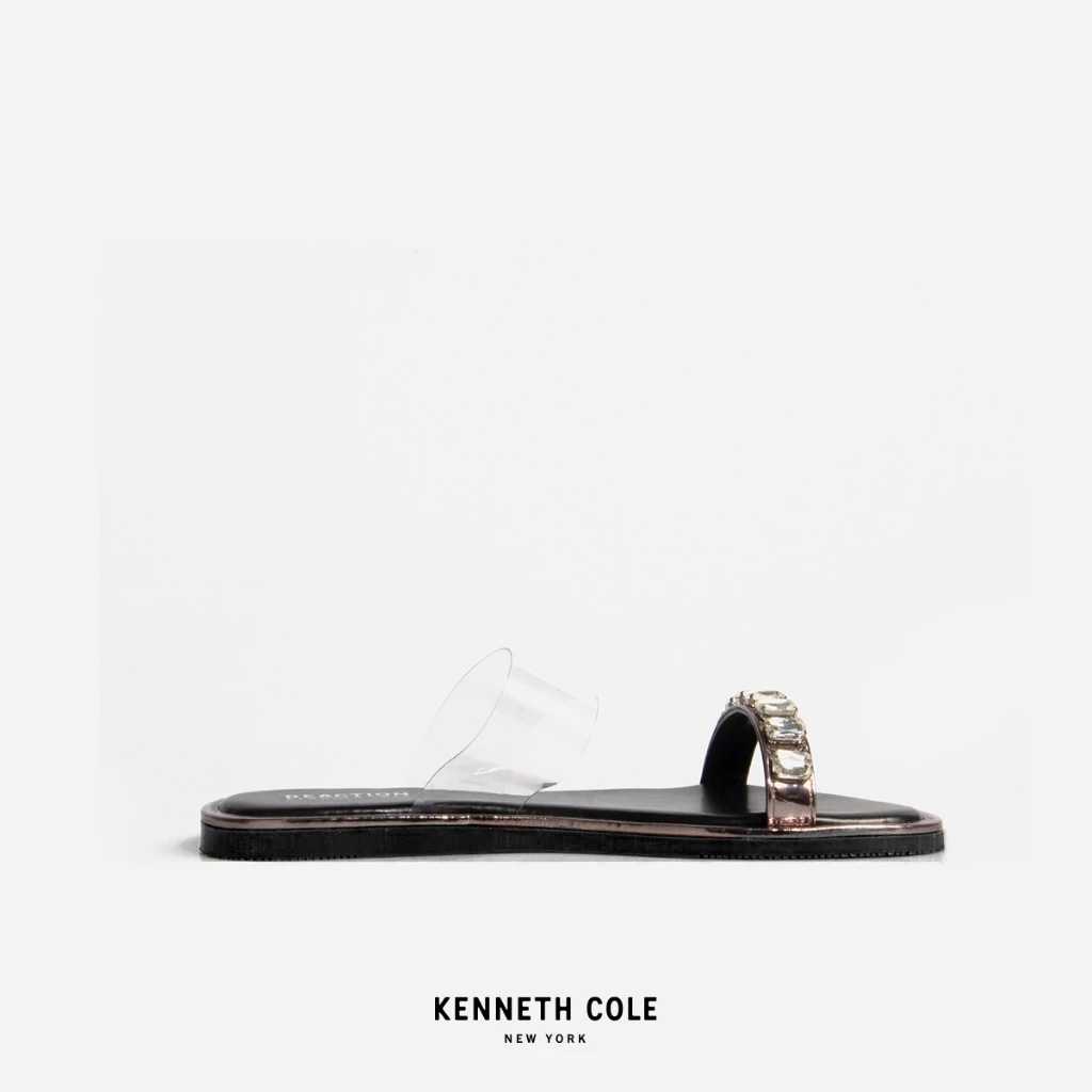 KENNETH COLE รองเท้าแตะผู้หญิงรุ่น JAMILLIE DIAMOND PEWTER สีเทา ( SAN - RF91086RS-024 )