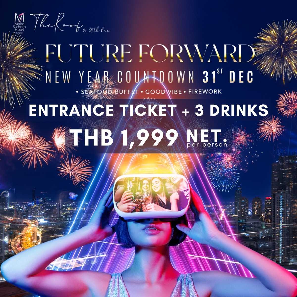  New Year Party 2025 at The Roof 38th Bar LINE SHOPPING