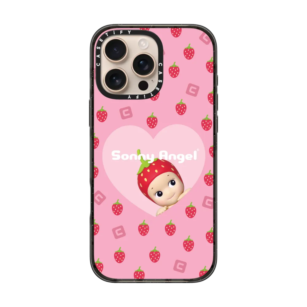[พร้อมส่ง] CASETiFY | Sonny Angel Harvest Heart Strawberry for iPhone 16 Series