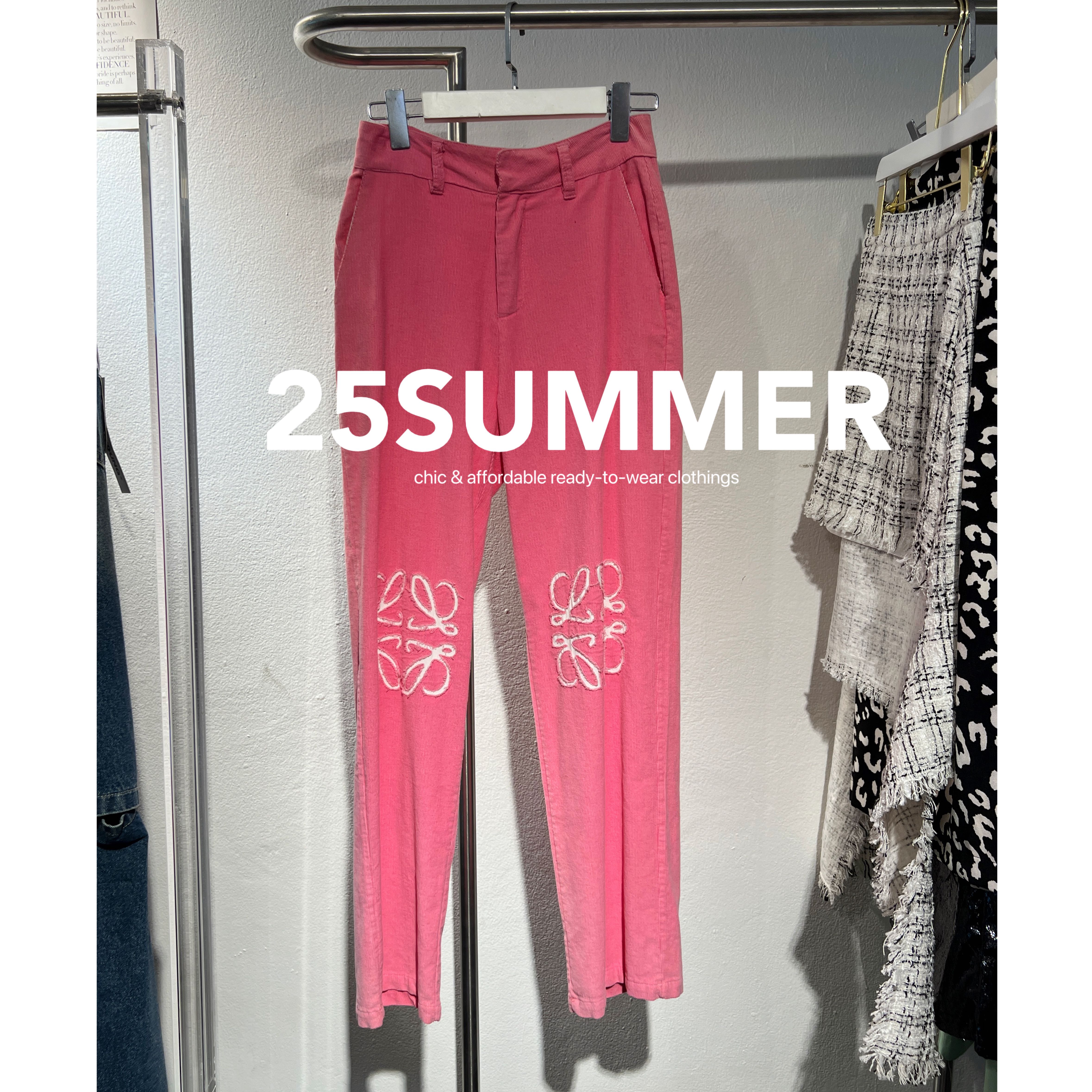 C65 - Loewe corduroy กางเกงลูกฟูก