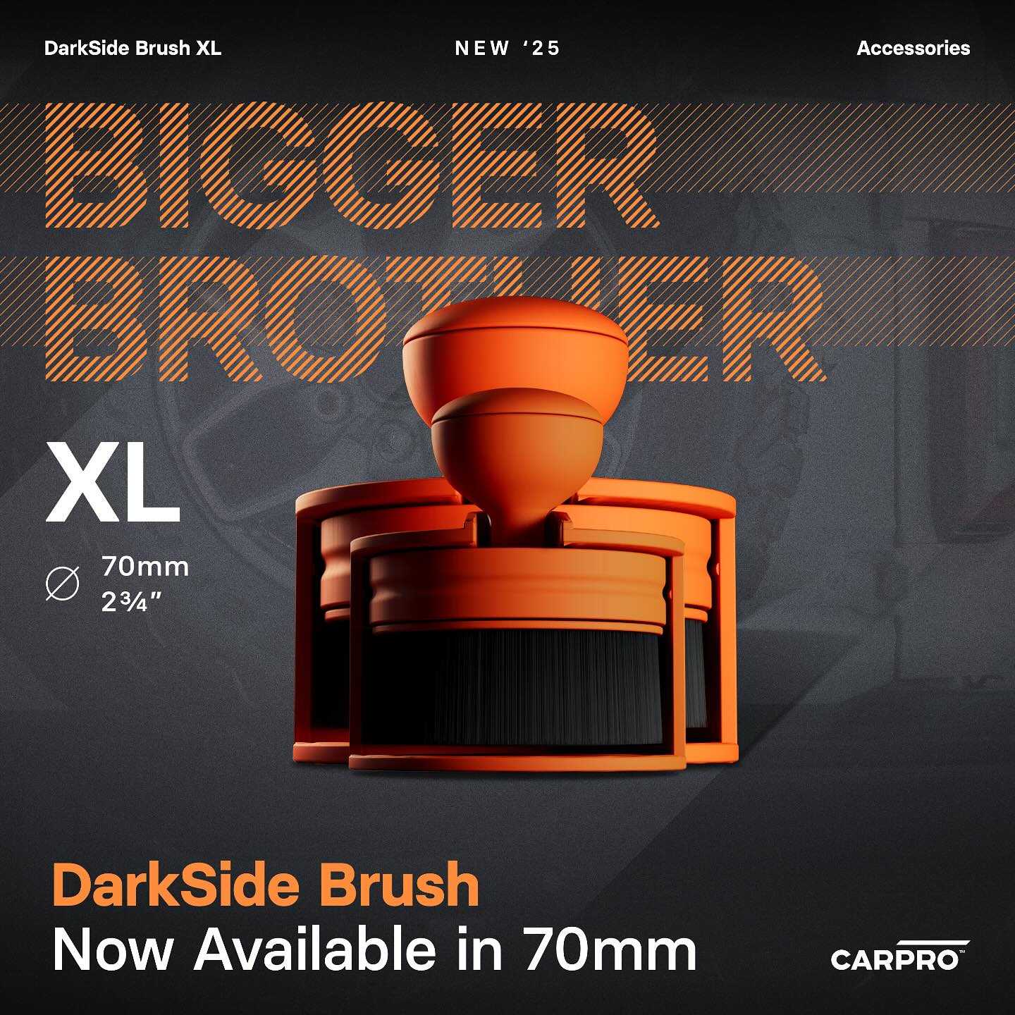 CARPRO DarkSide Tyre XL Brush แปรงสำหรับทาผลิตภัณท์ DARKSIDE ขนาดใหญ่พิเศษ