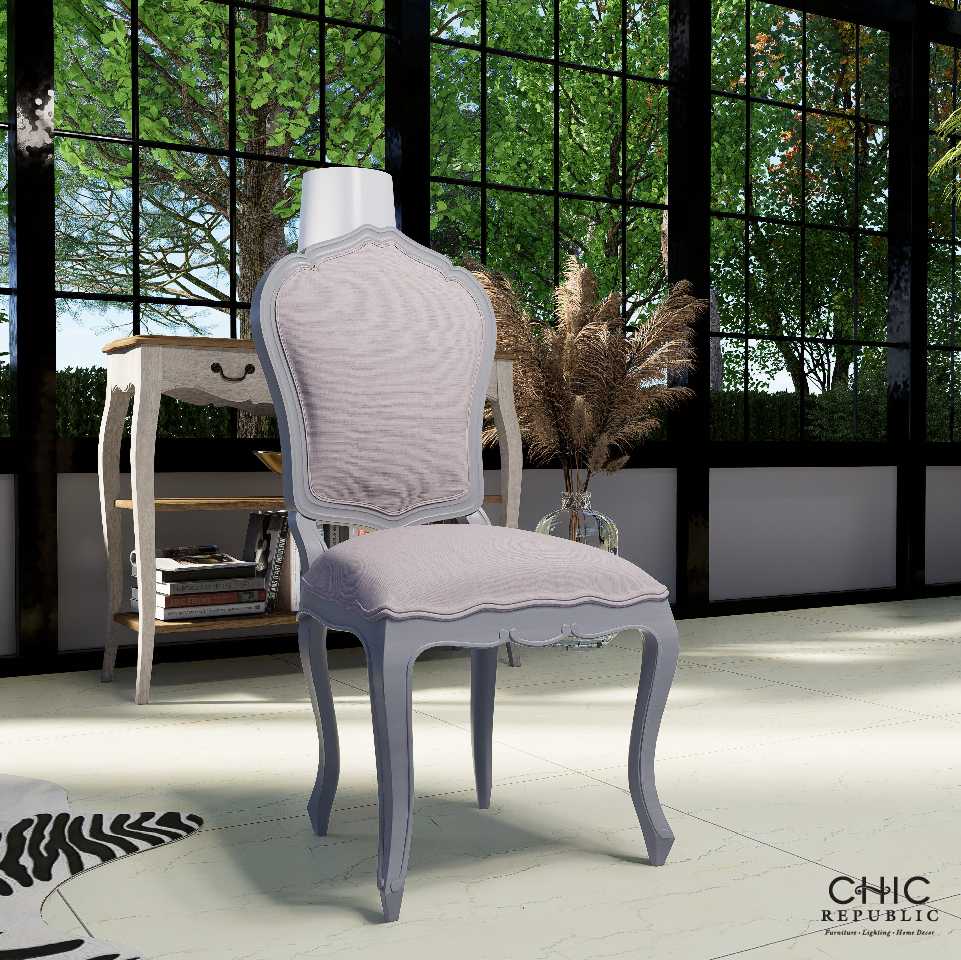 Chic Republic CREEK เก้าอี้รับประทานอาหาร - สี เทา , ขาว