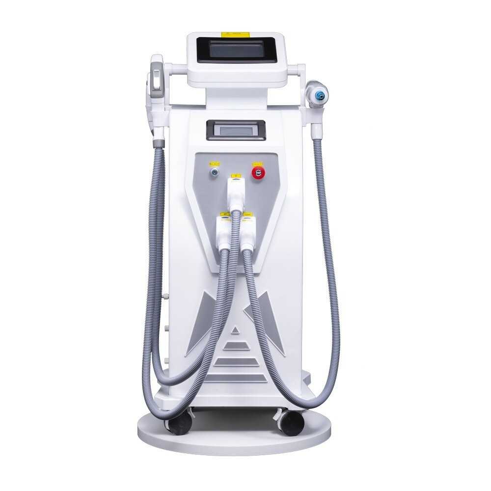 คอนโซลหน้าจอ เครื่องเลเซอร์ 3 in 1 OPT ND YAG Lazer Tattoo Remover Machine ELIGHT IPL Hair Remover