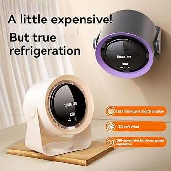 พัดลมตั้งโต๊ะ Digital Desktop Fan NS-22 ปรับความแรงได้ 4 ระดับ