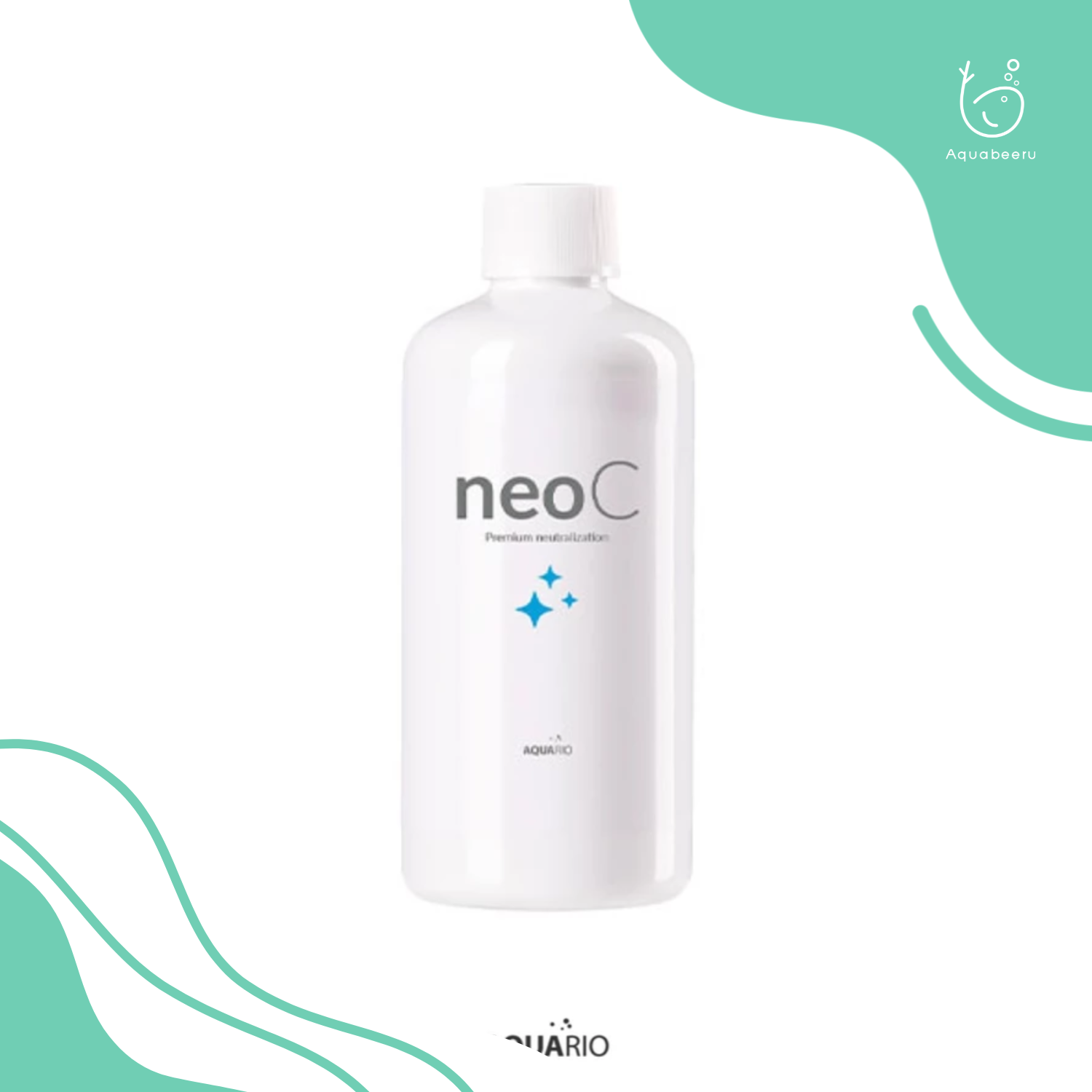 Aquario Neo C น้ำยาลดของเสียอย่างคลอรีนและแอมโมเนียในน้ำ พร้อมกับเพิ่มวิตามินสำหรับปลา