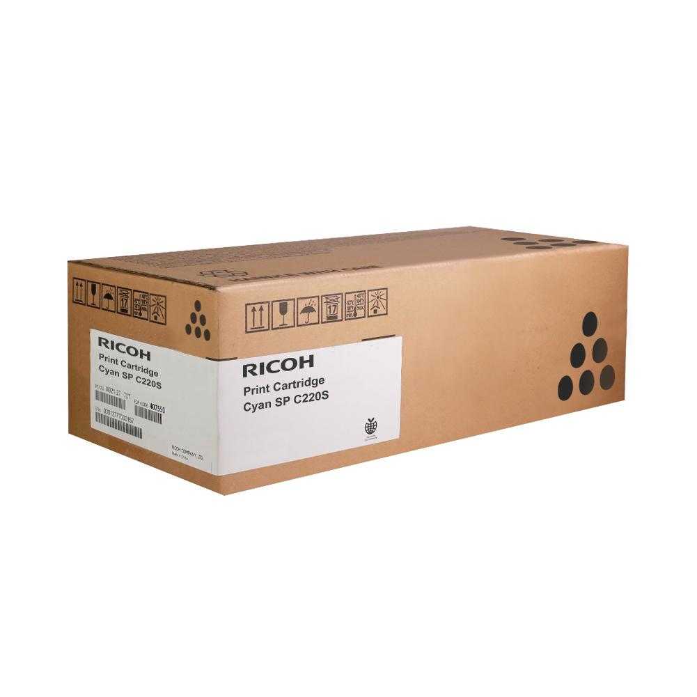 RICOH SPC220 ตลับหมึกแท้ 100% และ เทียบเท่า For RICOH SP C220/n/s/dn/221n/sf/222dn/sf/spf/C240/dn/sf