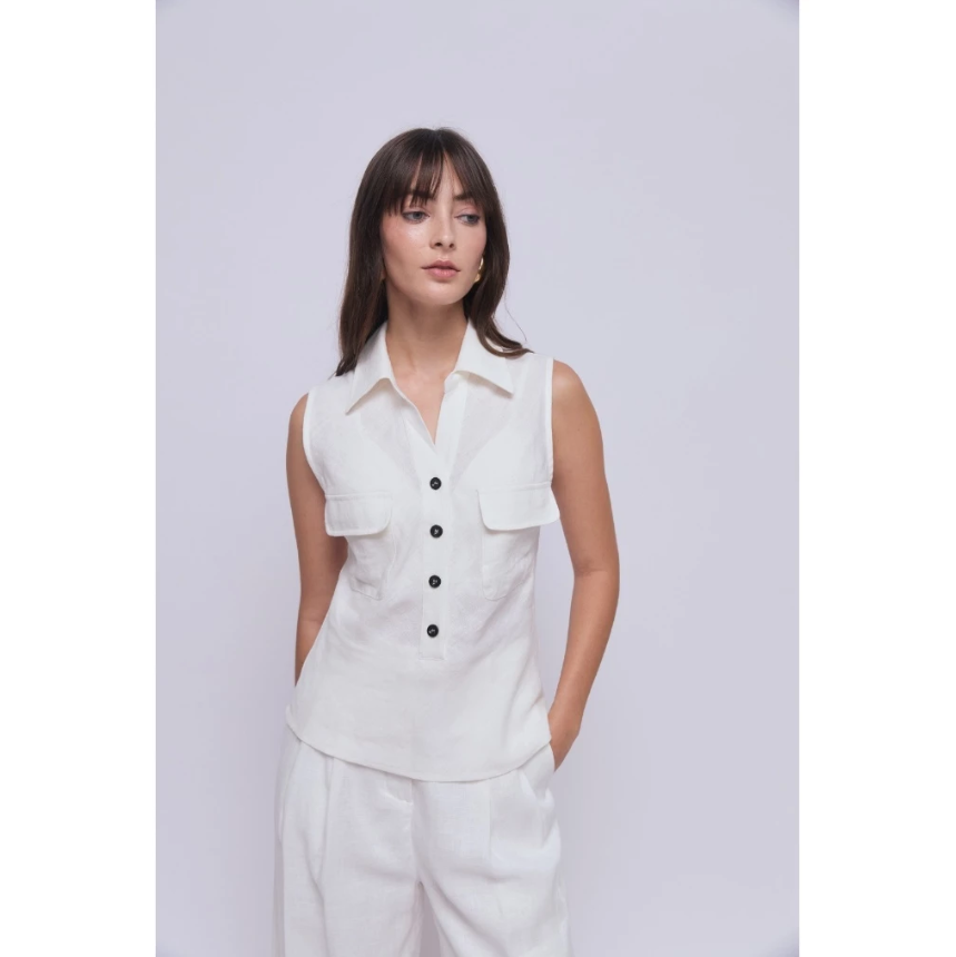 Anne Linen Top