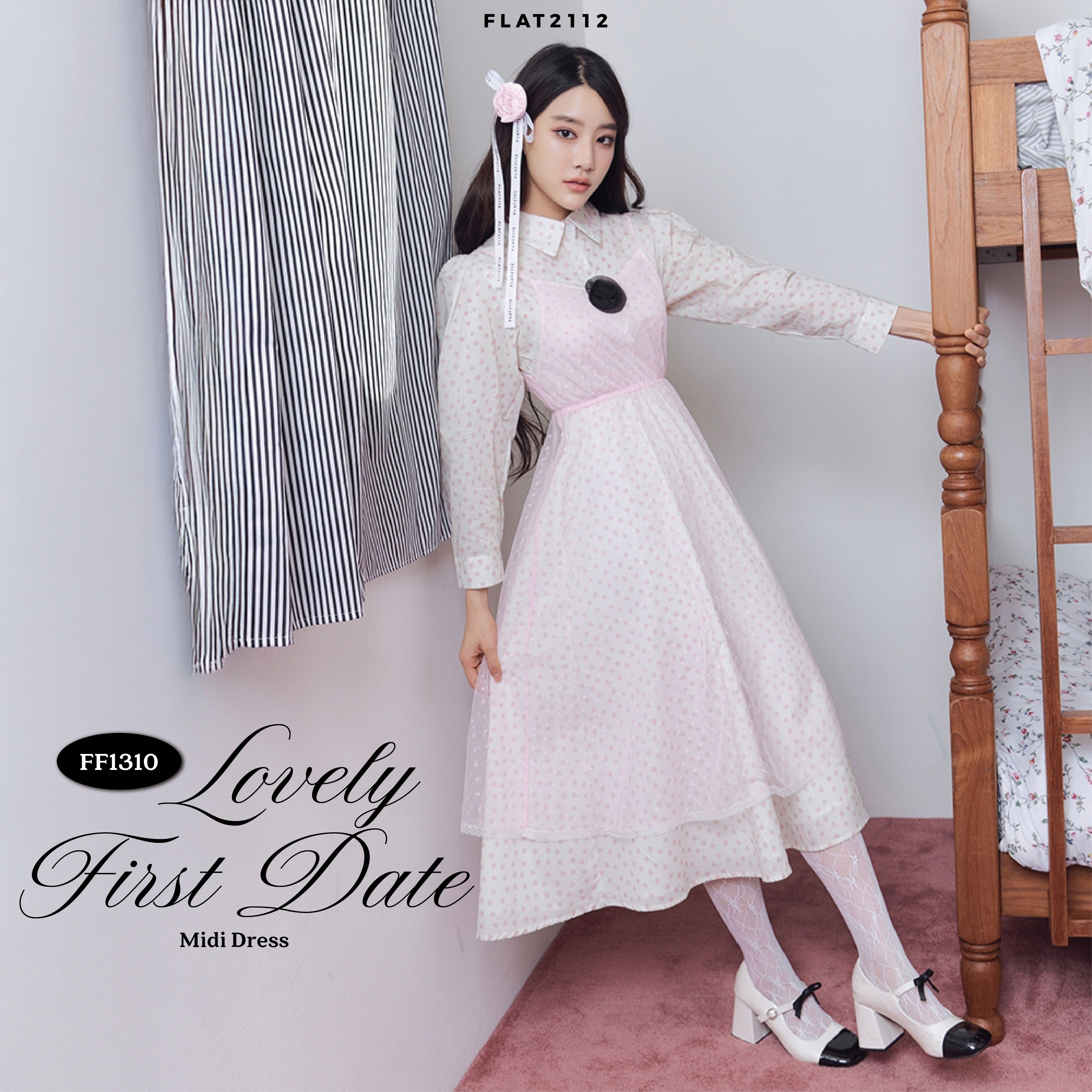 FLAT2112 : LOVELY FIRAT DATE MIDI DRESS (FF1310)