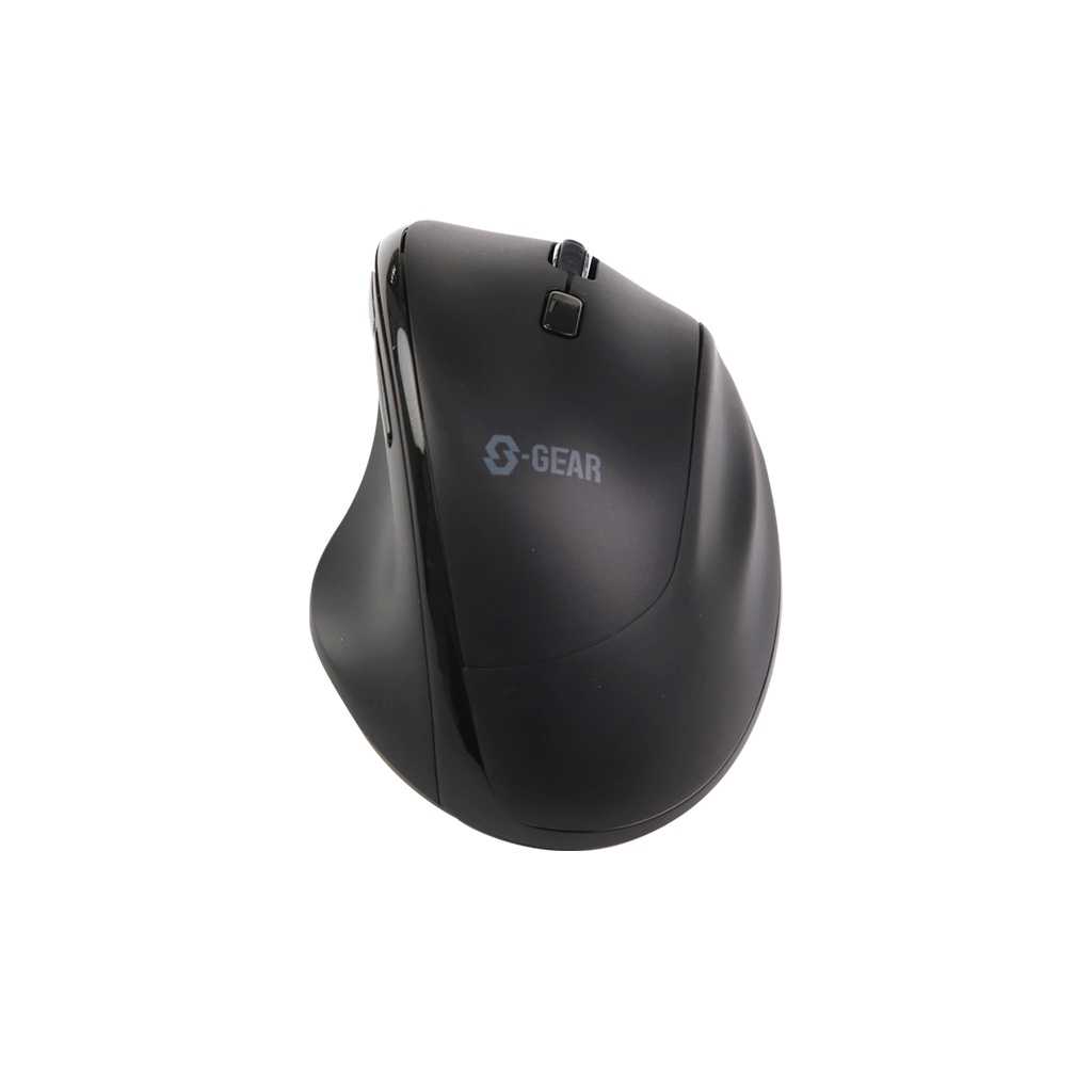 S-GEAR รุ่น MSMV400 (เม้าส์ไร้สาย) MOUSE WIRELESSVERTICAL DPI1600 For Android,Windows,MacOS,ChromeOS