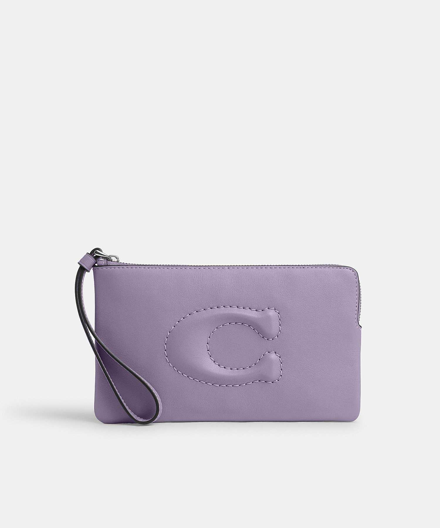 COACH LARGE CORNER ZIP WRISTLET CR392 SV/IZ