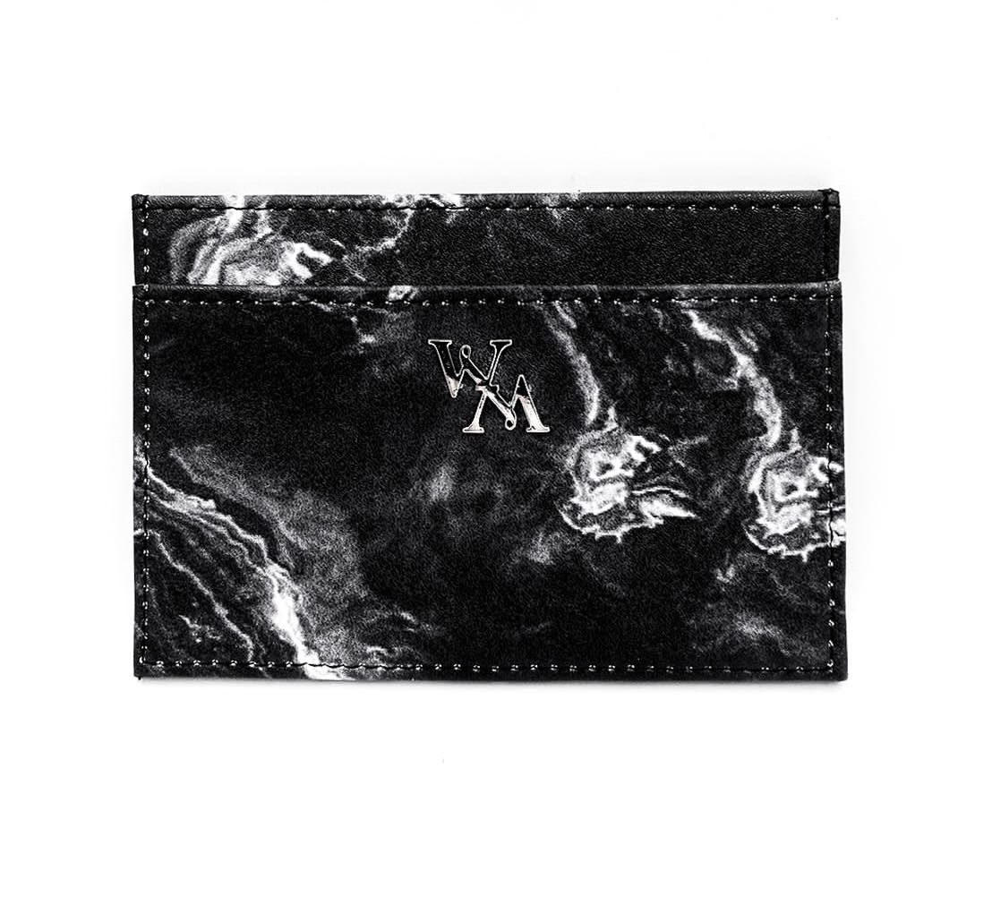 กระเป๋าใส่บัตรหินอ่อน(สีดำ) Black Marble Card Holder