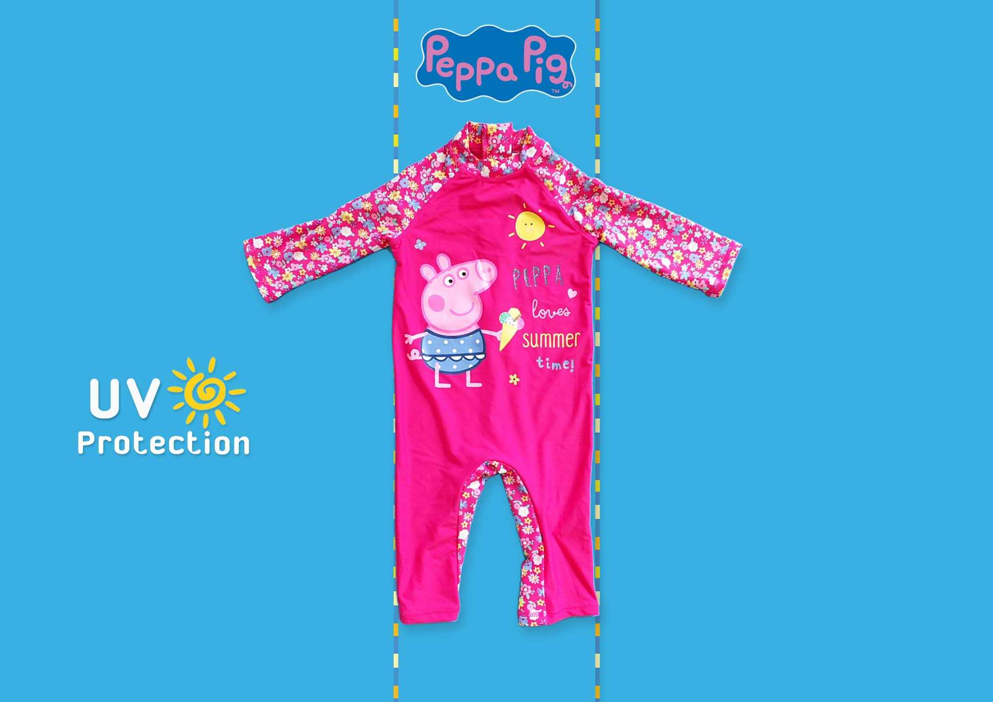 𝐒𝐀𝐋𝐄❗️ [0-3M] Peppa Pig Swimsuit UV Protection ชุดว่ายน้ำ เปปป้า พิก ป้องกันแสงแดด