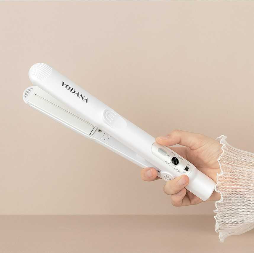 ( พร้อมส่ง ) Vodana Soft bar Flat iron สี White Gray