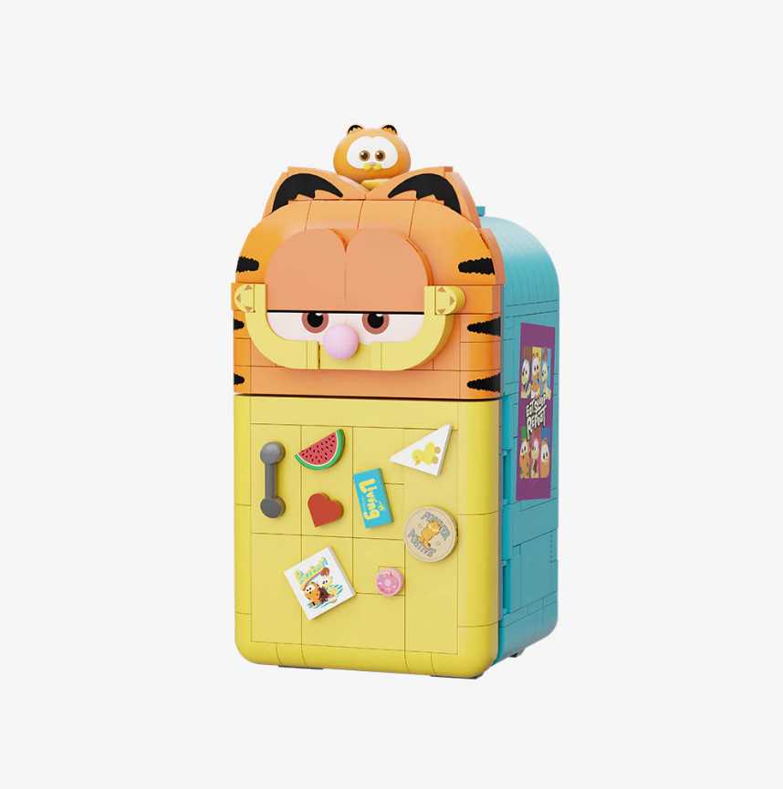 Pantasy Garfield Fantastic Machines Series Fridge ตัวต่อพลาสติก รุ่นการ์ฟิลด์ ตู้เย็น