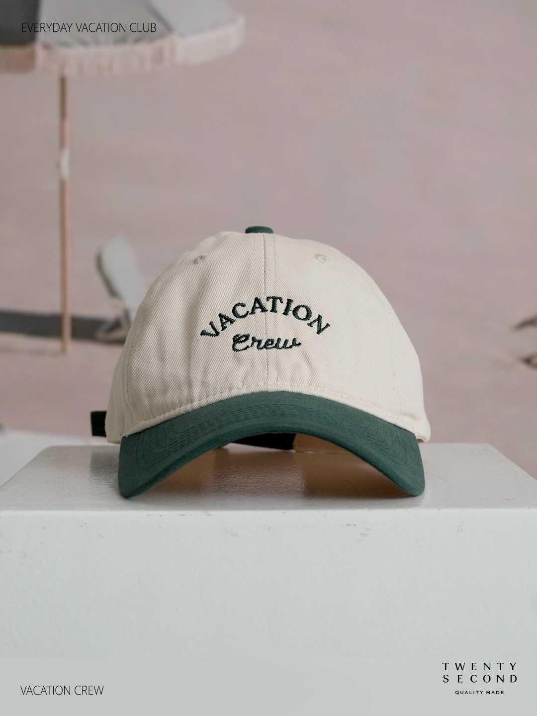 EVC CAP ll VACATION CREW - WHITE