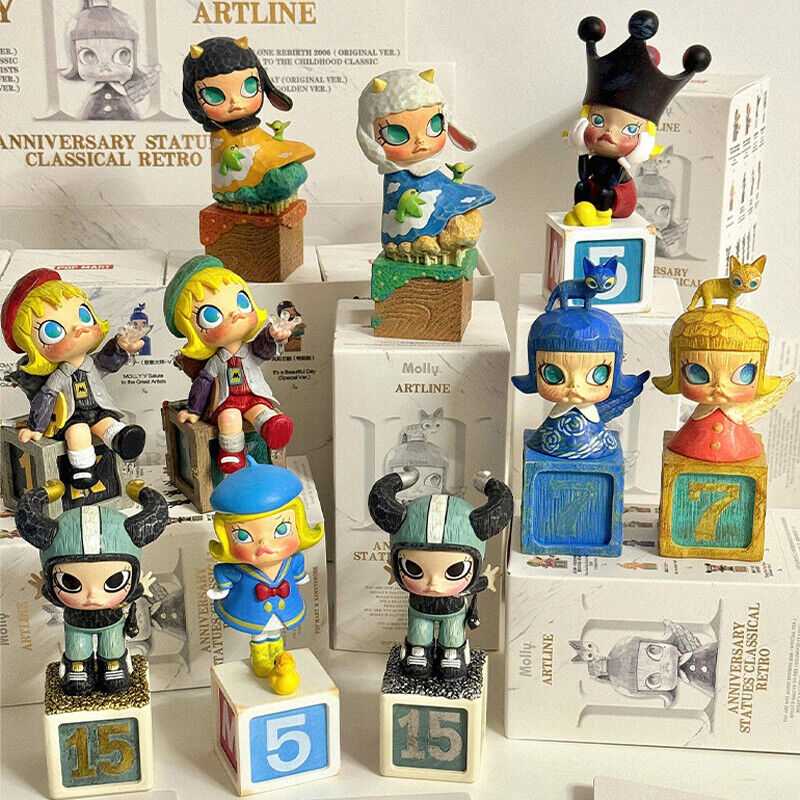 ❣️ พร้อมส่ง ❣️ แบบเลือกตัว ❣️ MOLLY Anniversary Statues Classical Retro 2 Series ( ส่งฟรี )
