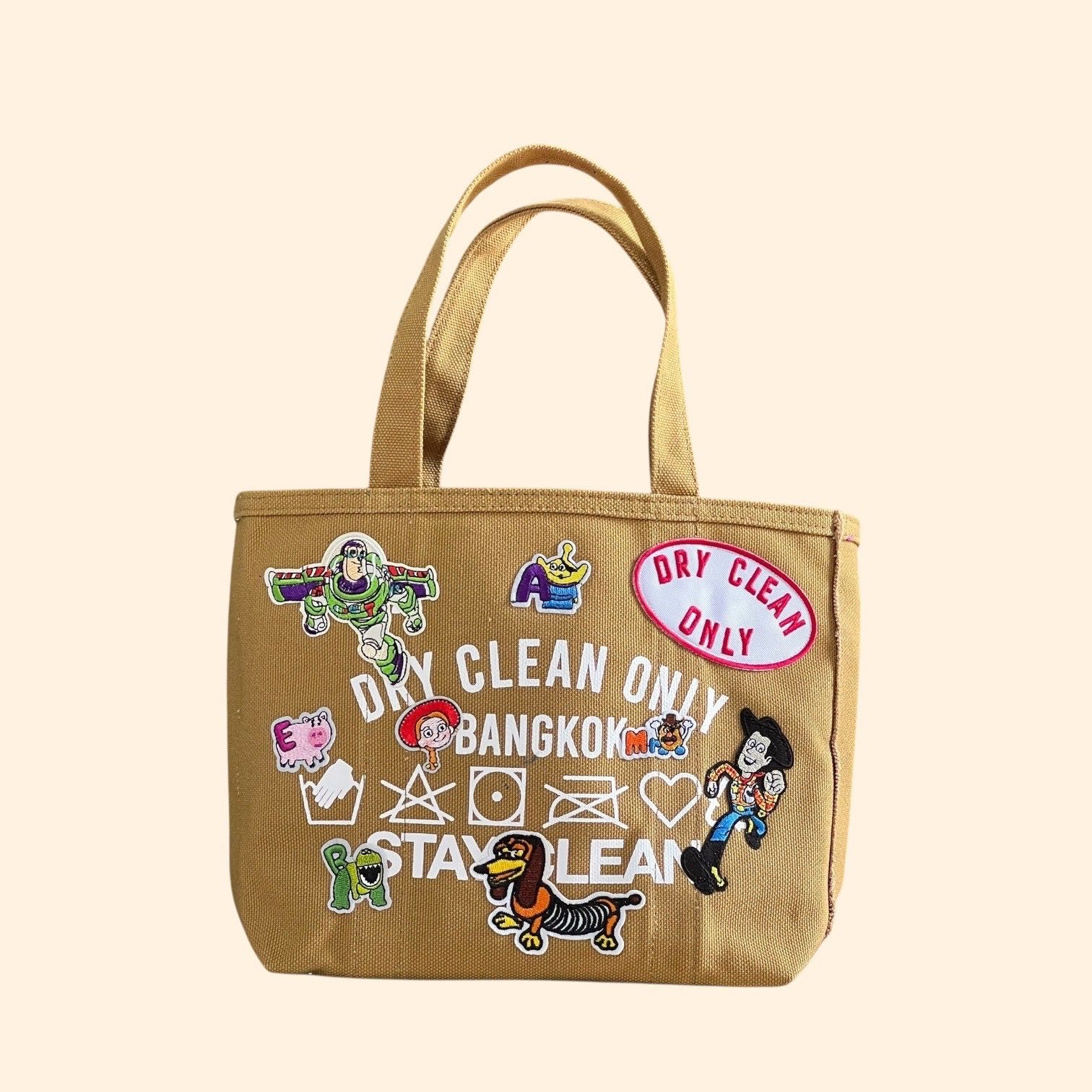 MINI TOTE PATCH ( BROWN )