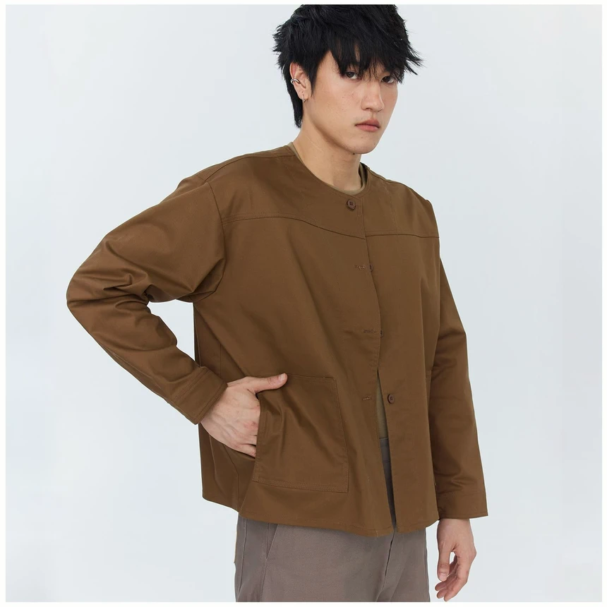 033 DEFECT — I FOUND YOU JACKET — SIZE F(BROWN) 