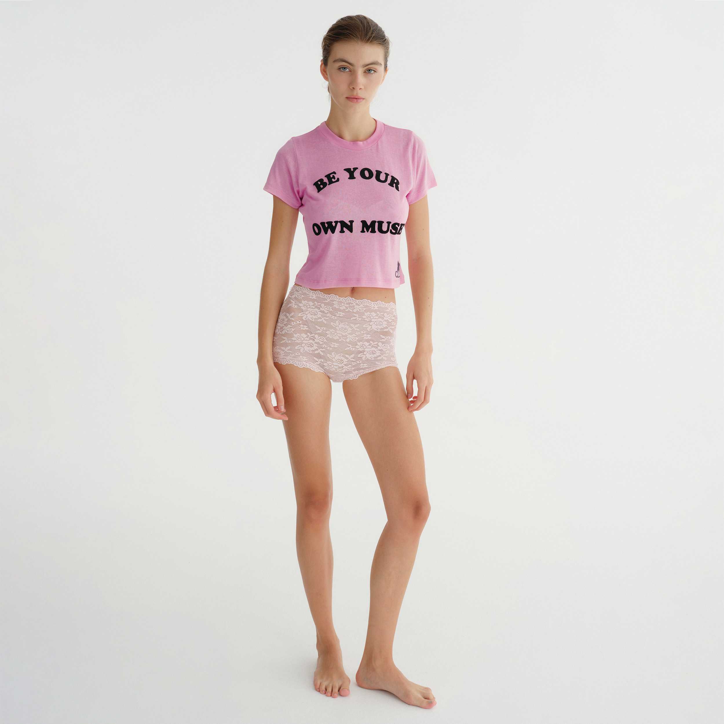 CAT TEE PINK (LIGHTWEIGHT)