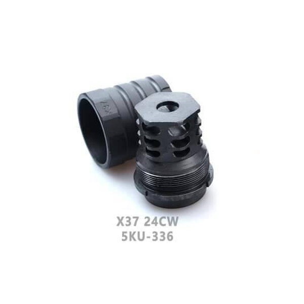 ท่อเหล็กแต่ง 5KU AK เกลียว 24mm CW พร้อมปลอกครอบ (5KU-336)