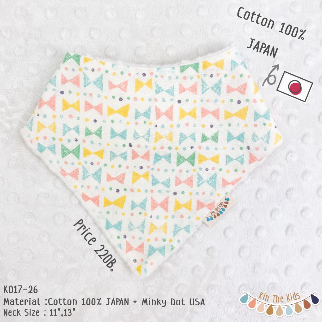 K017-26 Bow Tile - Japan Cotton