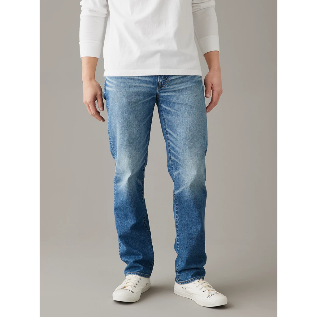 American Eagle กางเกงยีนส์ผู้ชาย MEDIUM CLEAN ORIGINAL STRAIGHT สี CLASSIC MEDIUM - 011-6674-851