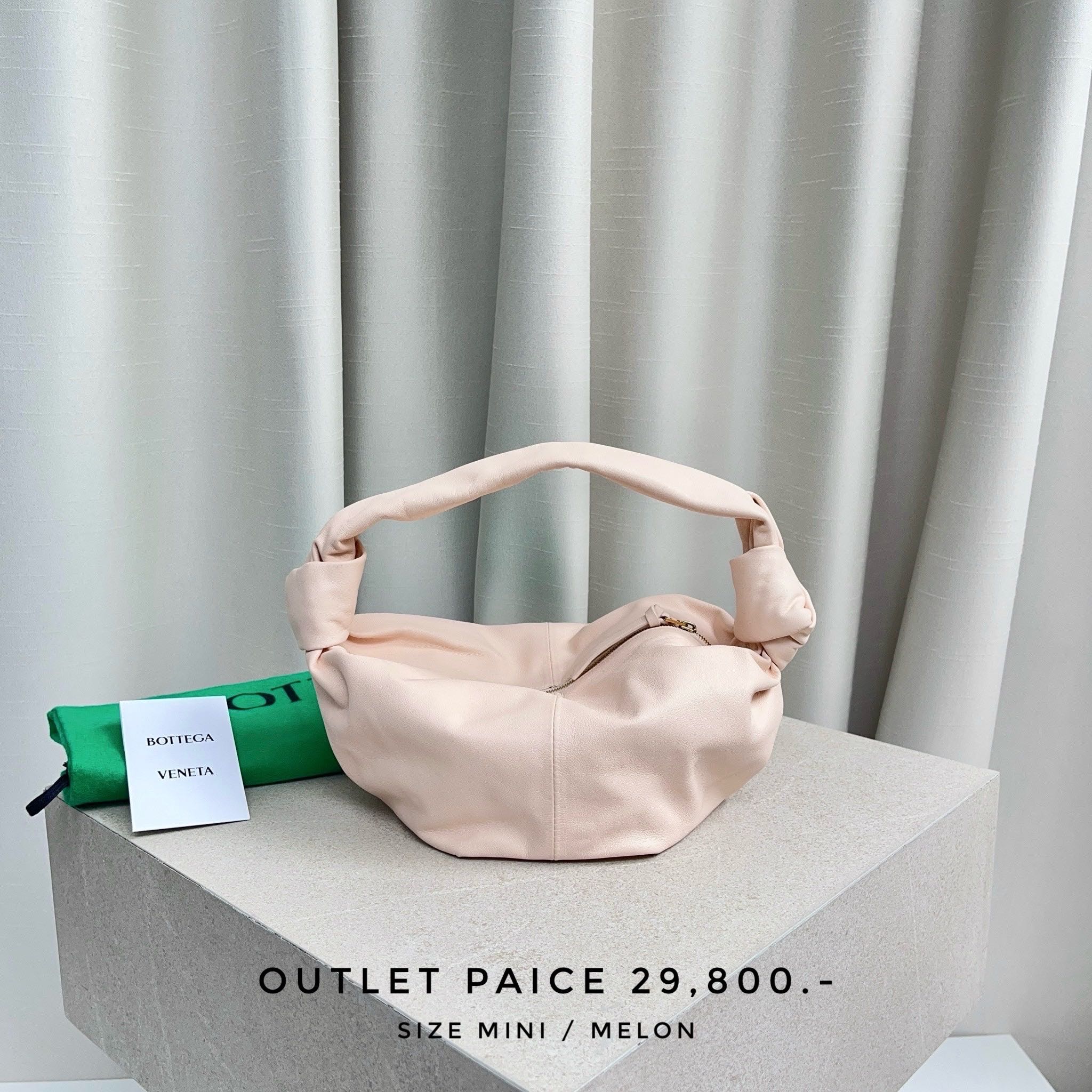 Bottega Double knot bag - Melon 