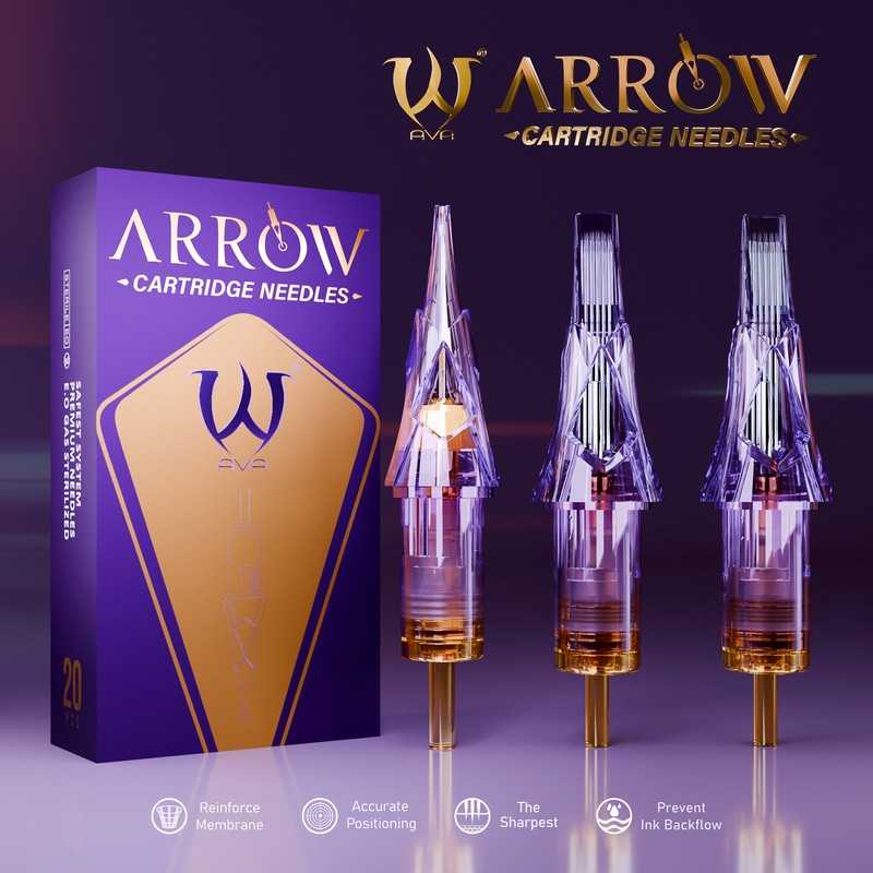 เข็ม AVA ARROW CARTRIDGE NEEDLES 10 เล่ม CM รหัส 12
