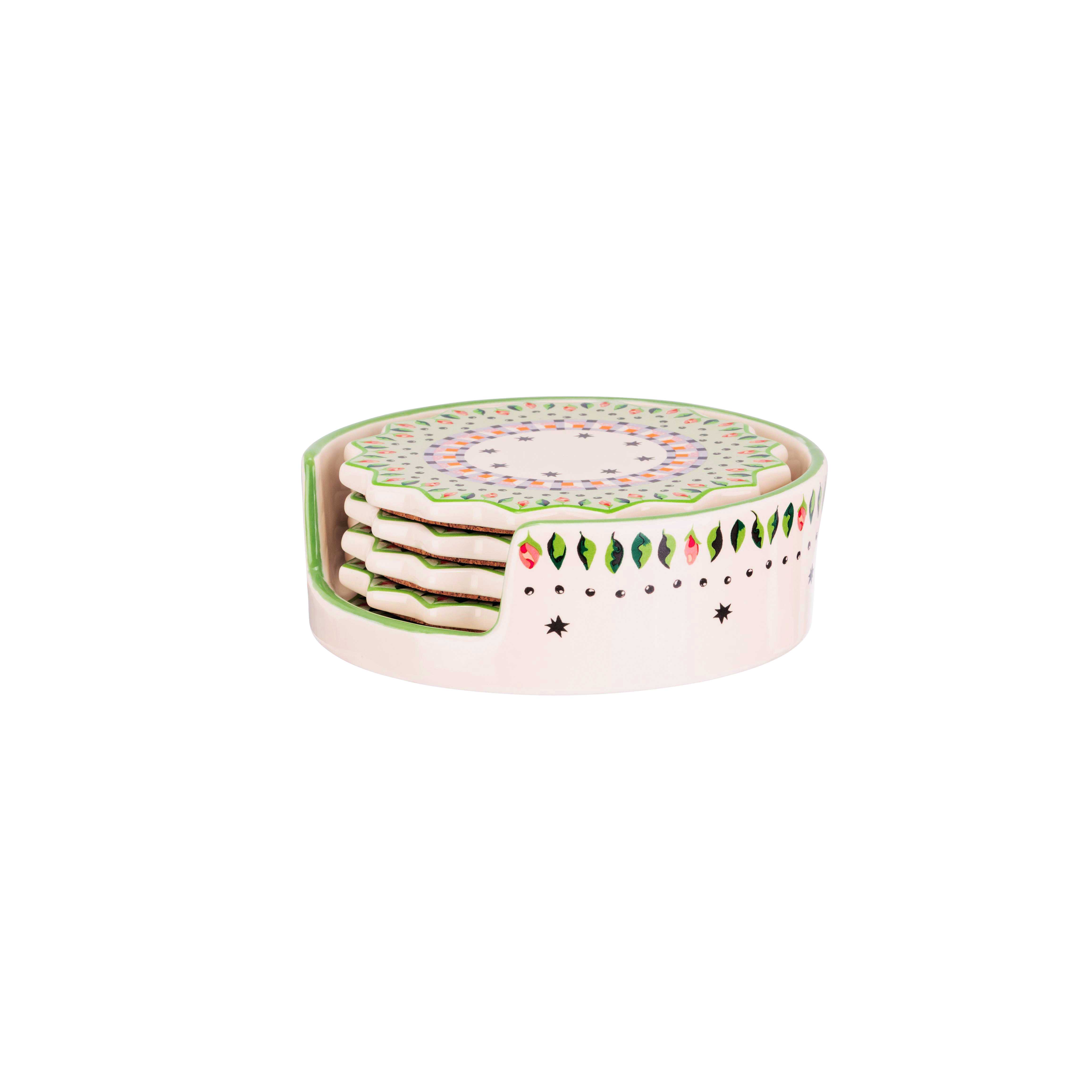 CK STAR CERAMIC COASTER SET