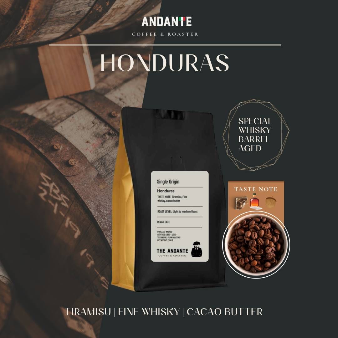 Honduras – Whole Bean 200g | เมล็ดกาแฟ ฮอนดูรัส