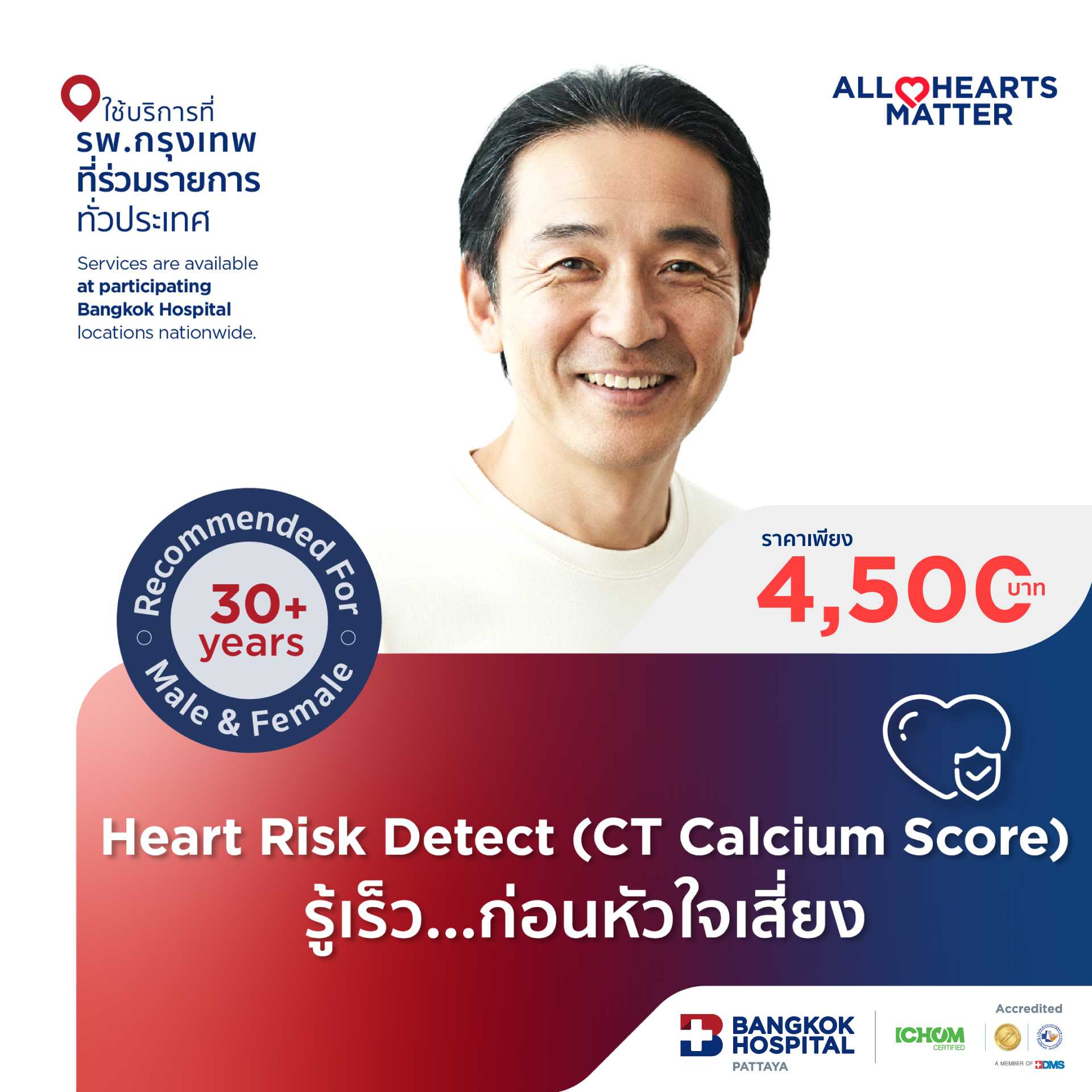 Heart Ready Check (CT Calcium Score) รู้เร็ว...ก่อนหัวใจเสี่ยง