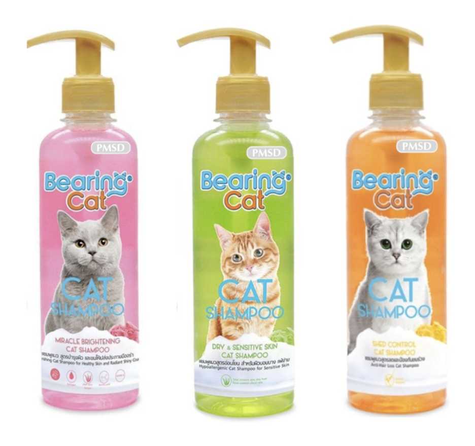 BEARING Cat แชมพูแมว แชมพูอาบน้ำแมว แมว สำหรับแมว สำหรับแมวทุกสายพันธุ์ Cat Shampoo  ขนาด 350 ml.