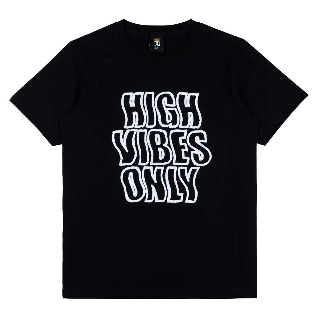 High Vibes Cloud Nine Black Graphic Tee