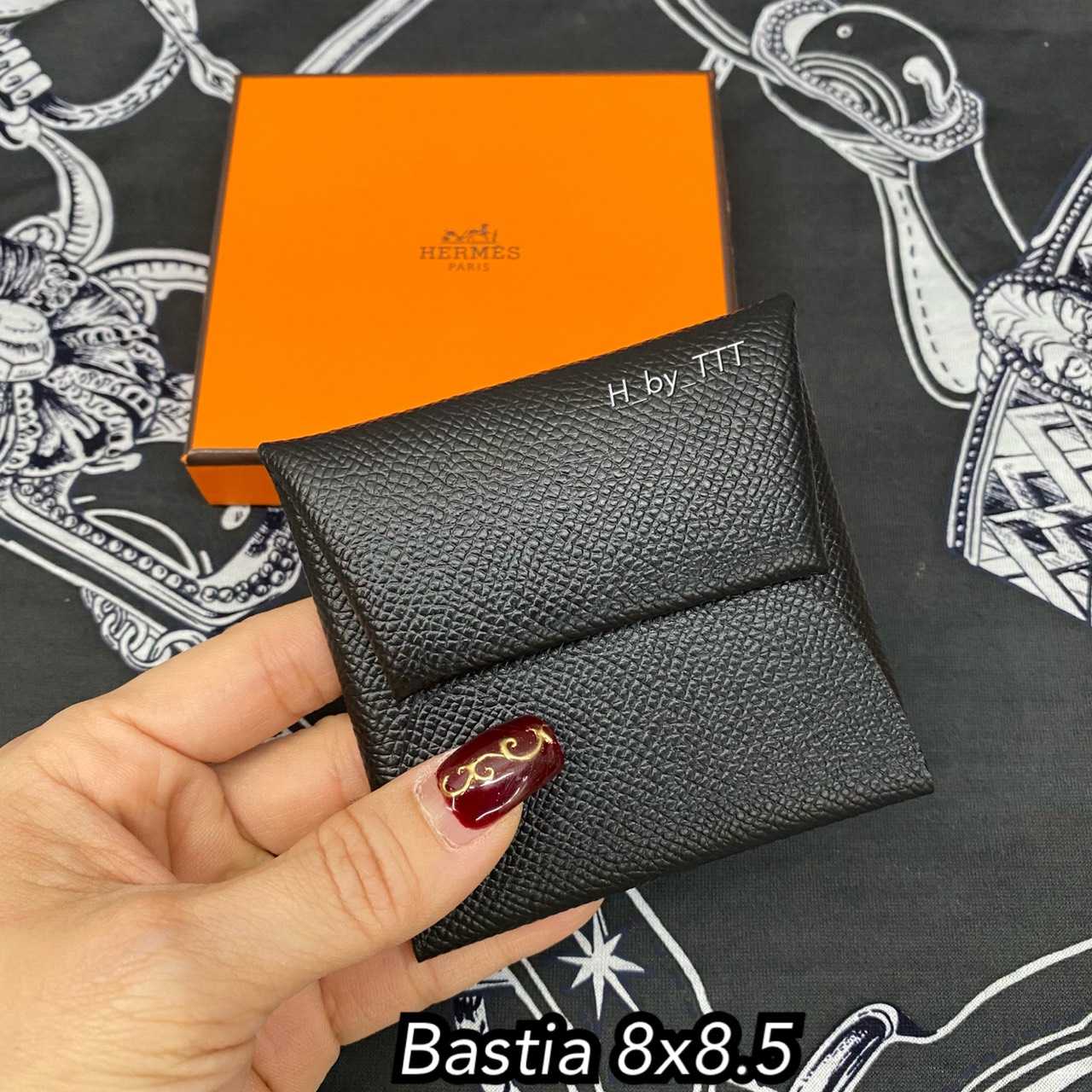 Hermes Bastia Black Epsom