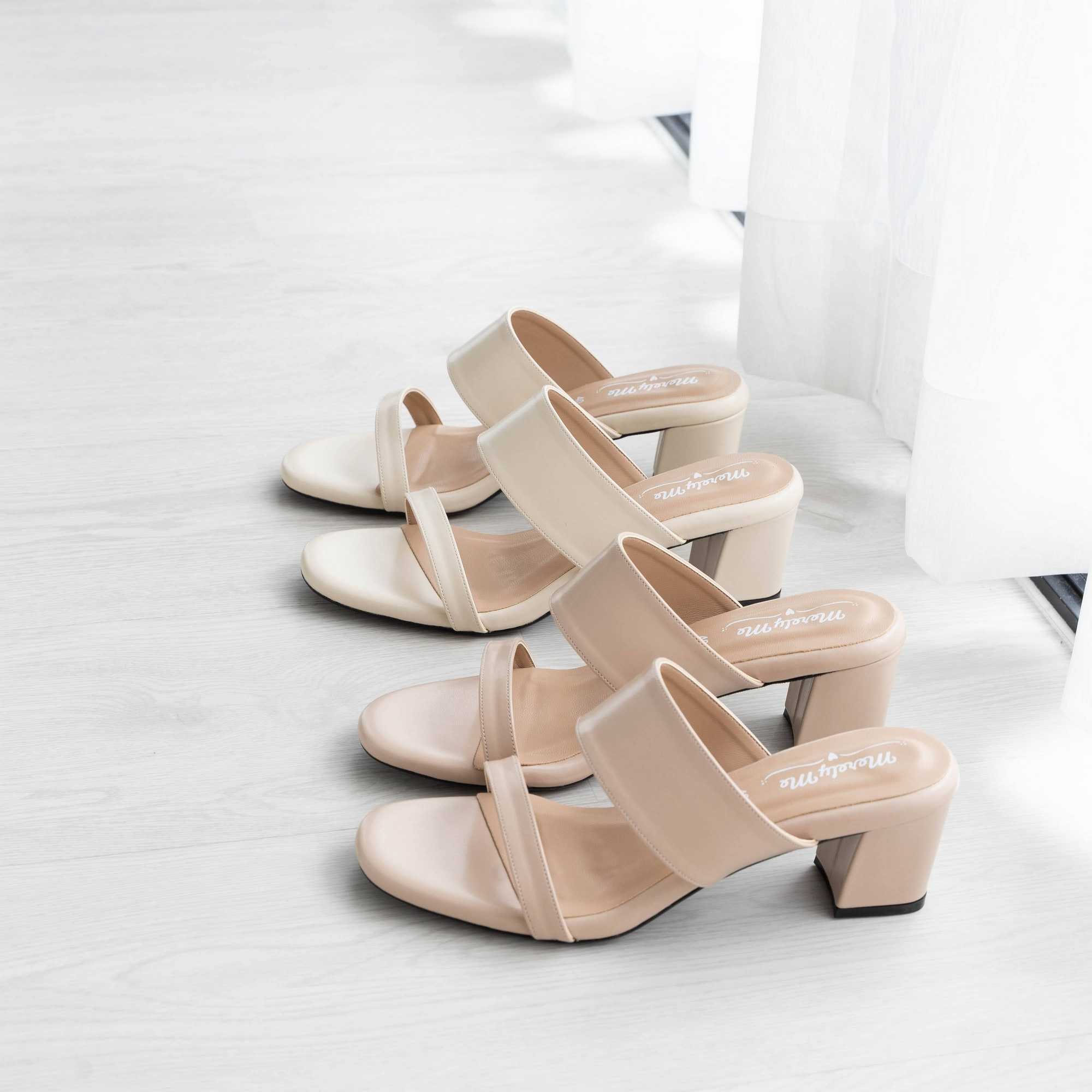 MerelyMe  รุ่น Tina รองเท้าส้นสูง2นิ้ว [ส่งฟรี] ไม่กัดเท้า