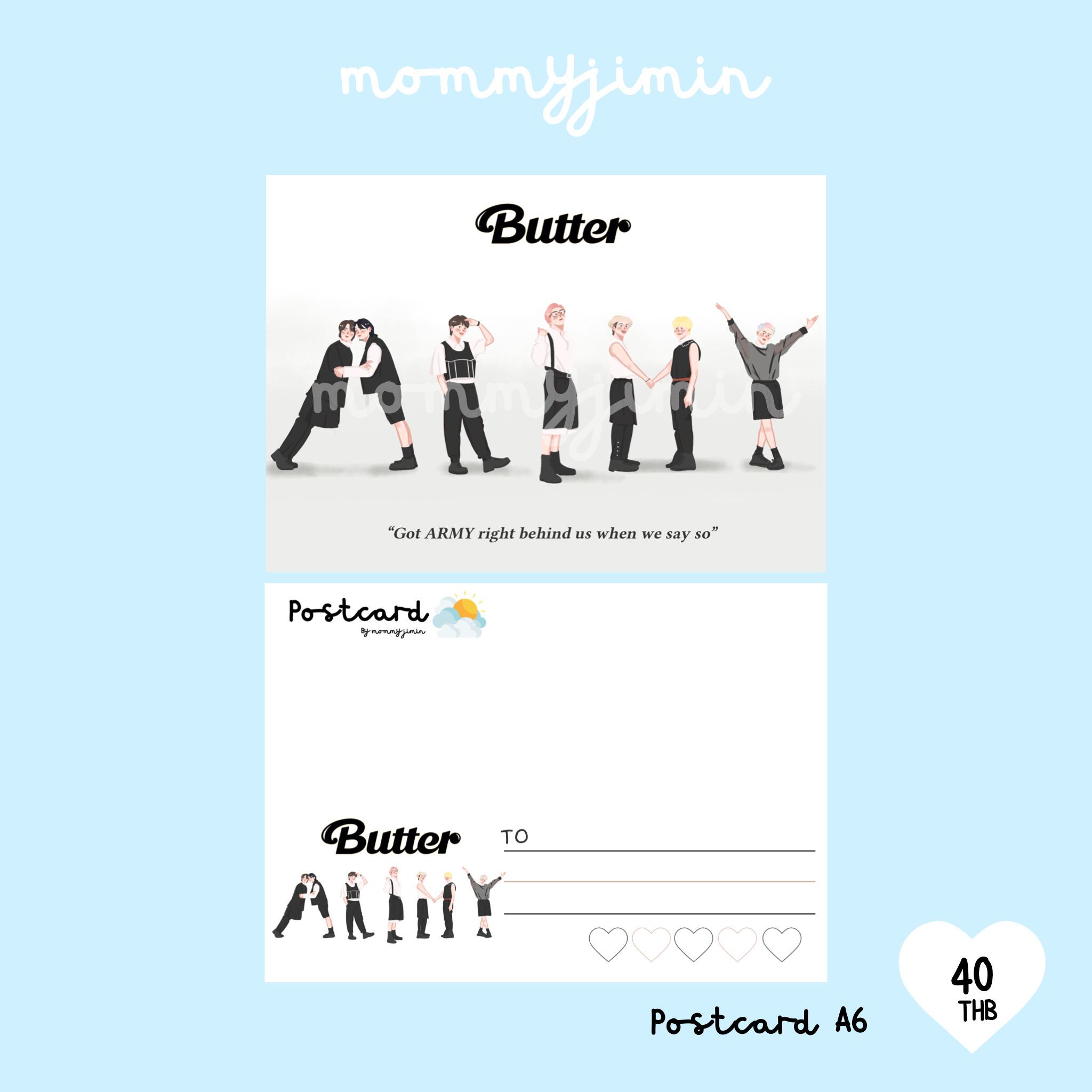 Postcard BTS ARMY